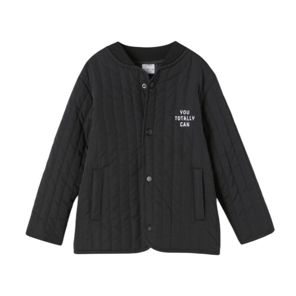 Zara boy’s 6-7 Y Black Quilted Padded Kids Bomber Jacket transition lightweight